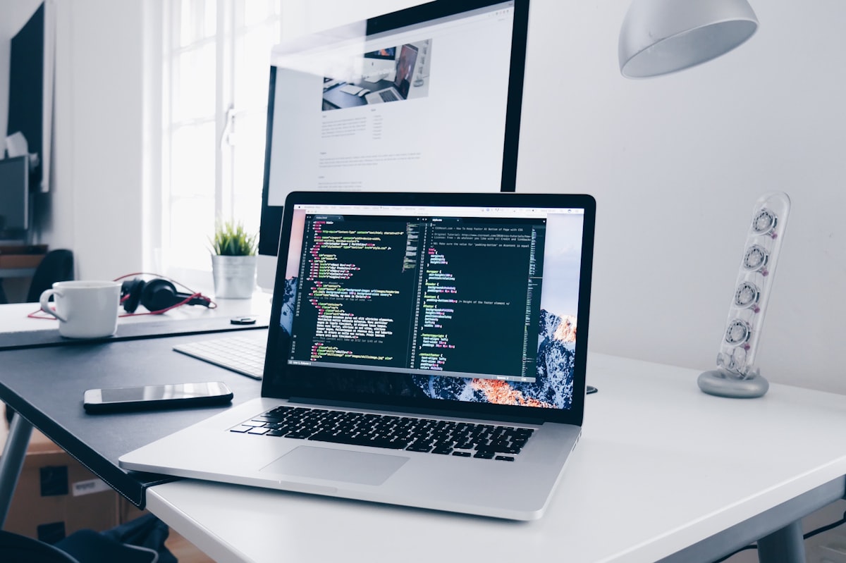 Website and landing page design on laptop for conversion-focused builds
